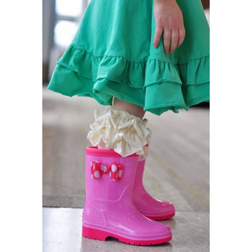 Triple Ruffle Socks
